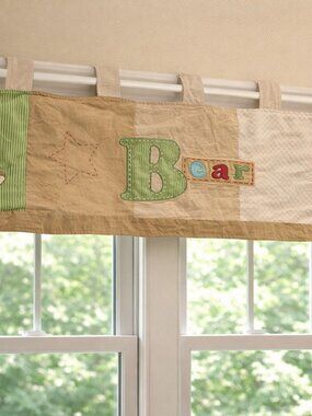 Nojo Bear Baby Nursery Window Valance